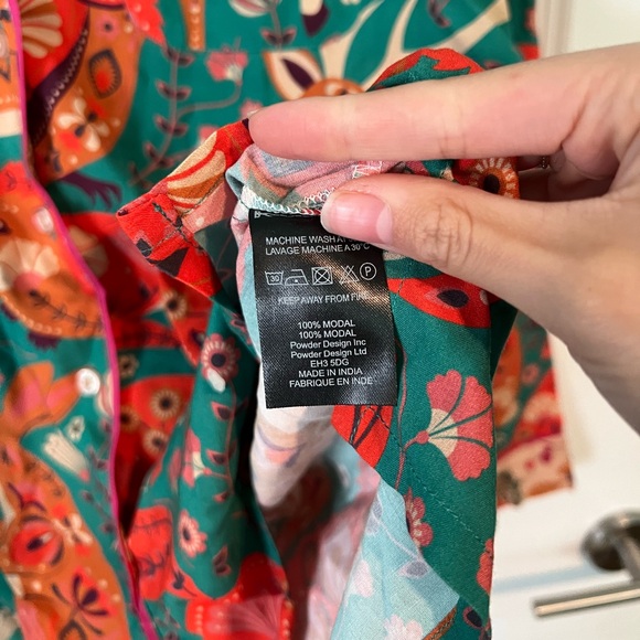 Powder Anthropologie Inspired Twilight Forest Pajama Set size SMALL - Picture 3 of 10